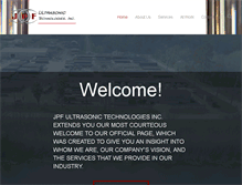 Tablet Screenshot of jpfultrasonic.com